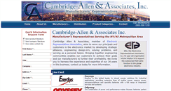 Desktop Screenshot of cambridge-allen.com