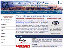 Tablet Screenshot of cambridge-allen.com